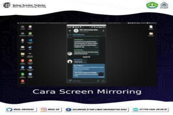 Cara Screen Mirroring / Menampilkan Layar Smartphone di Linux (Ubuntu atau Distro lainnya)